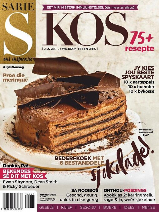 Title details for SARIE KOS by Media 24 Ltd - Available